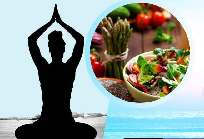 Combination of Yoga and Nutrition for a healthy lifestyle