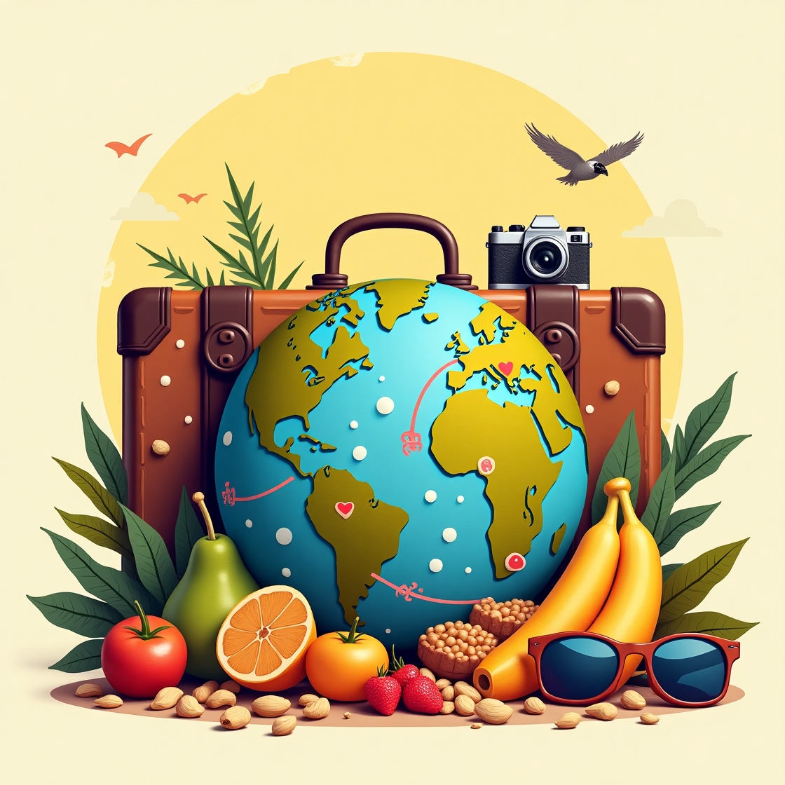 The combination of Traveling and nutrition