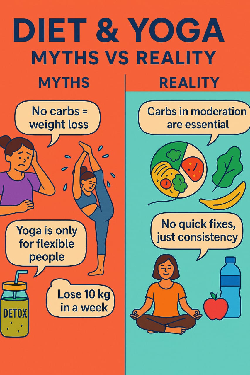 Diet & Yoga : Myths vs Reality